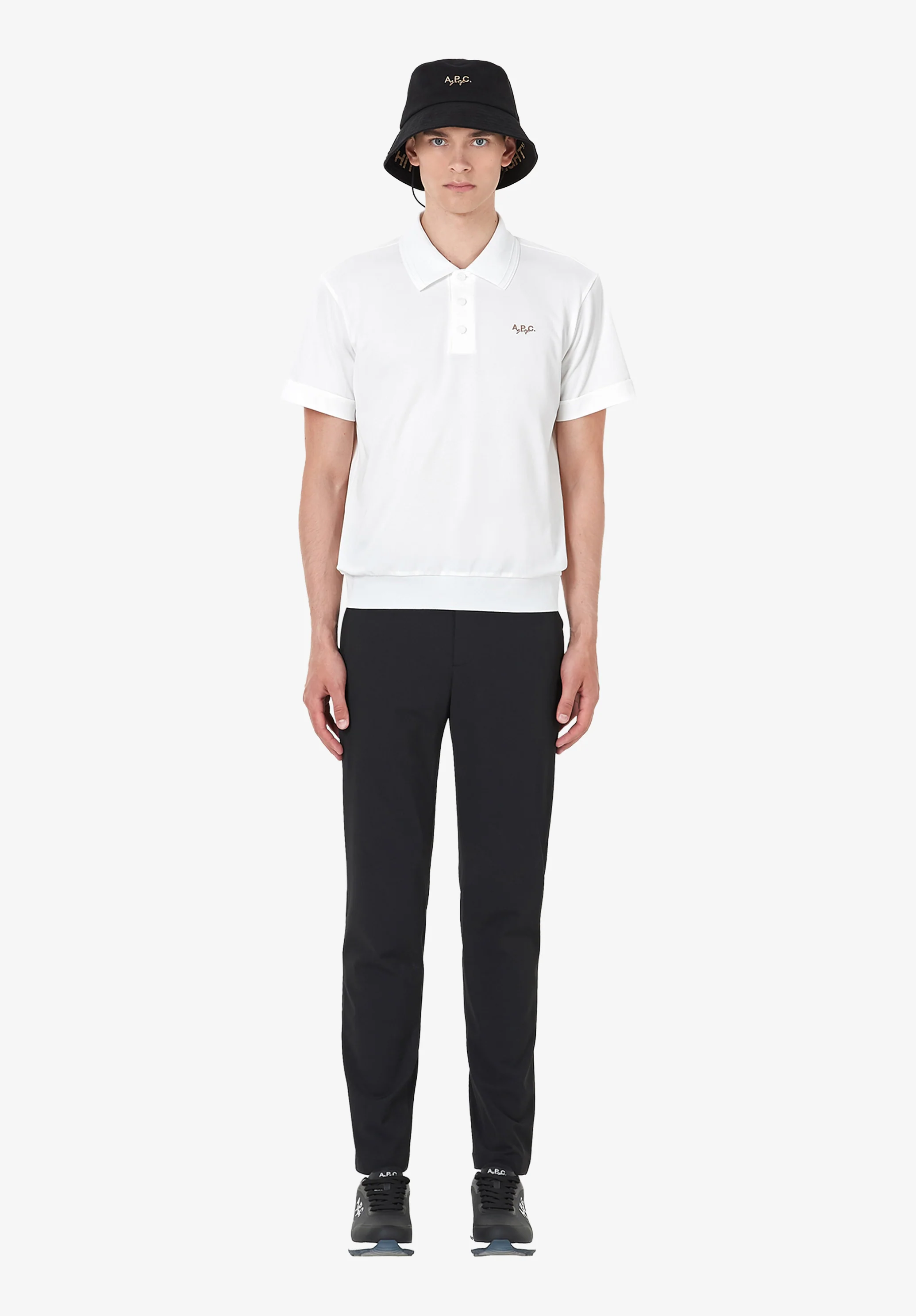 Pantalon droit ajusté - Noir