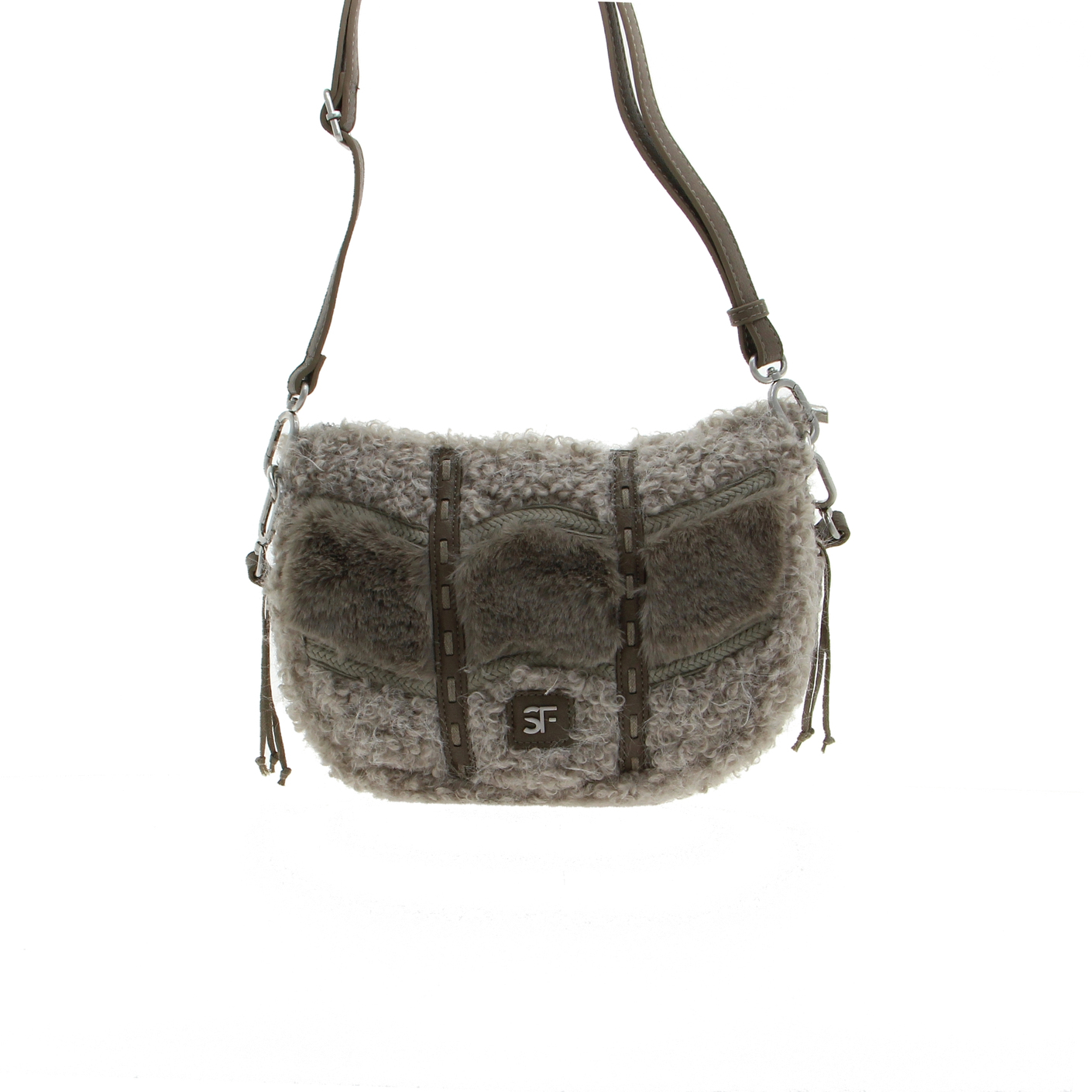 Handtasche grau