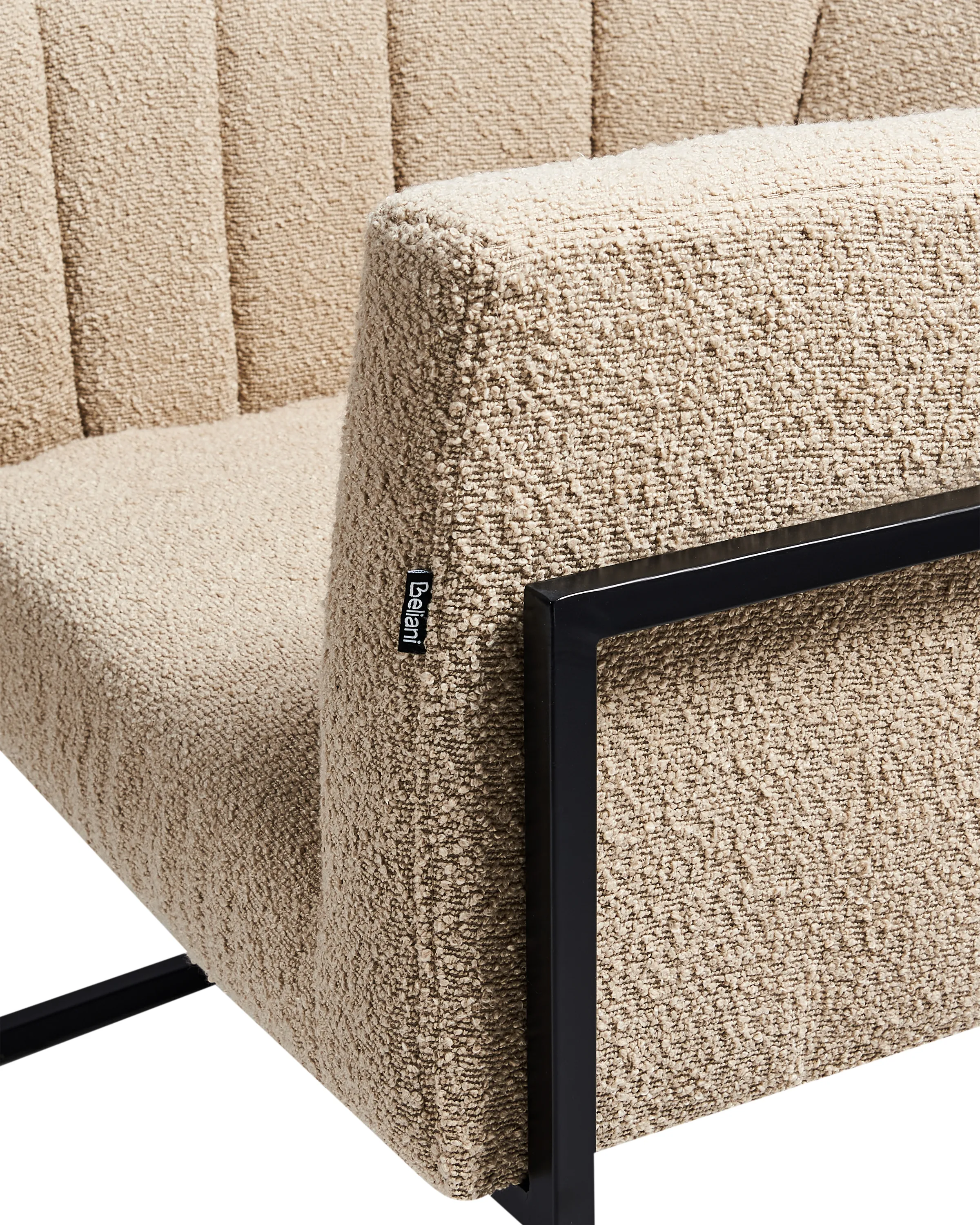Fauteuil LARVIK II Bouclé Beige