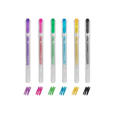 Legami - 6 Mini stylos gel pailleté