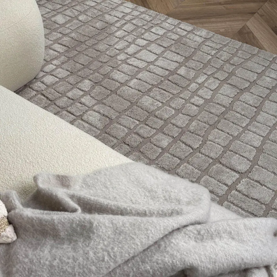 Interieur05 Scandinavisch Vloerkleed Malin Zand - 280 x 200 cm
