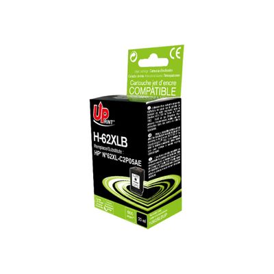 Cartouche compatible HP 62XL - noir - Uprint