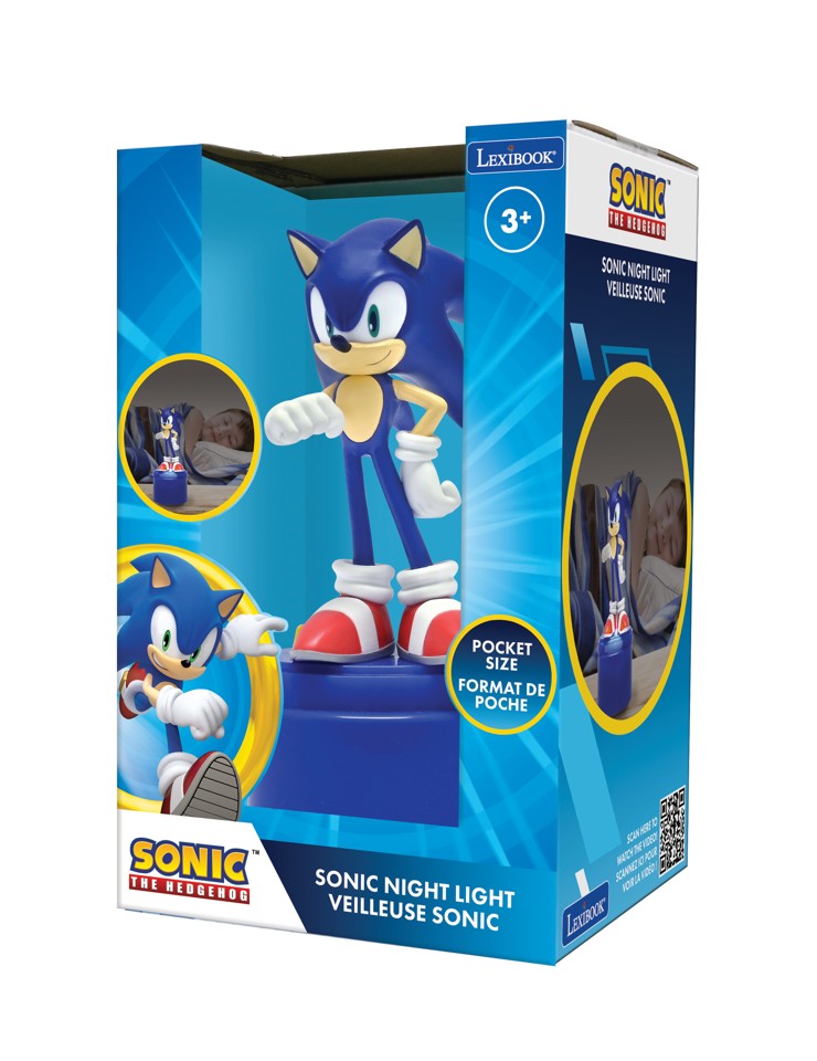 Lexibook - Sonic Pocket Natlampe