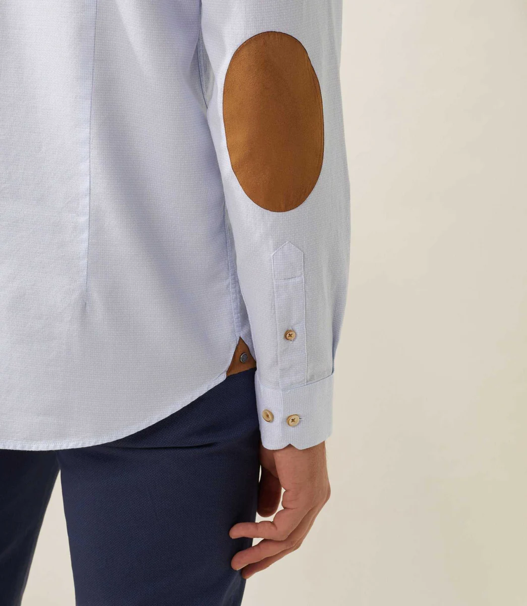 Chemise casual bleu 