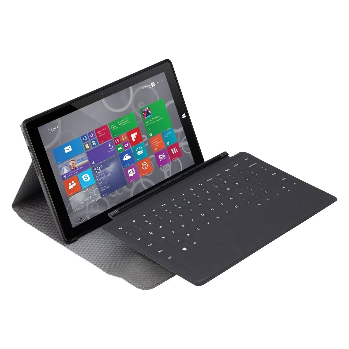 Targus folio wrap deksel for Surface Pro 3 (sort)