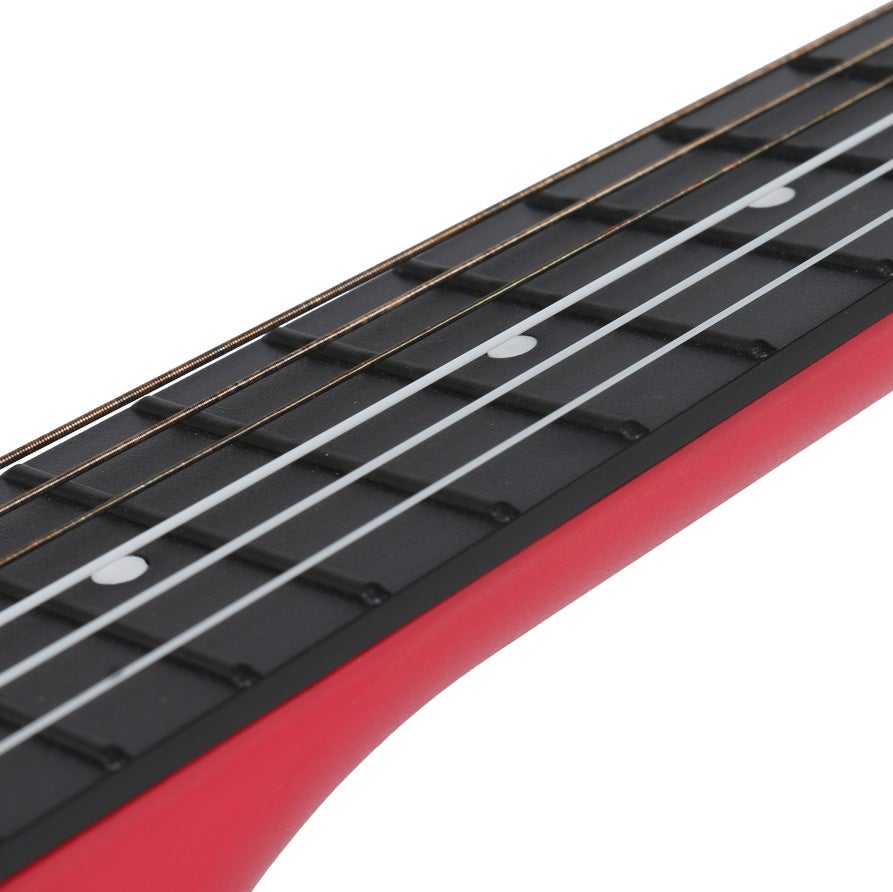 Korala PUG-40-RD polycarbonaat guitarlele licht rood