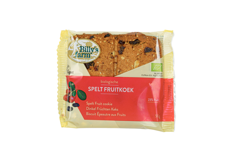 Billy's Farm Spelt Fruitkoek 50g