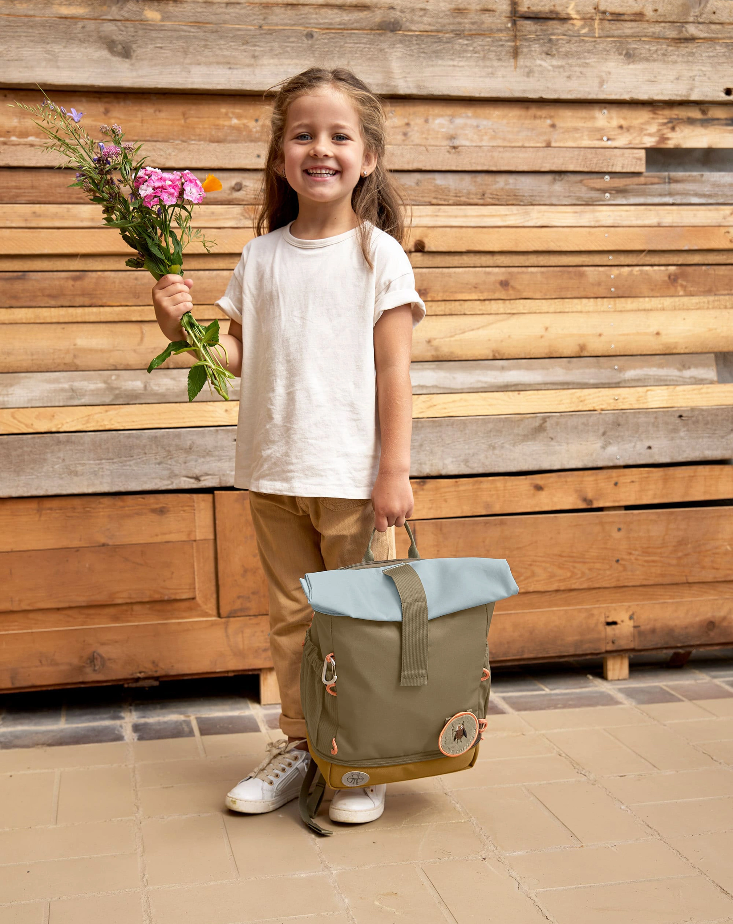 Rolltop-Rucksack NATURE (32,5x23x11) in olive