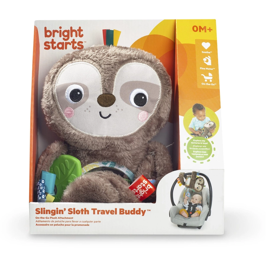 Bright Starts Slingin’ Sloth Travel Buddy™ Faultier