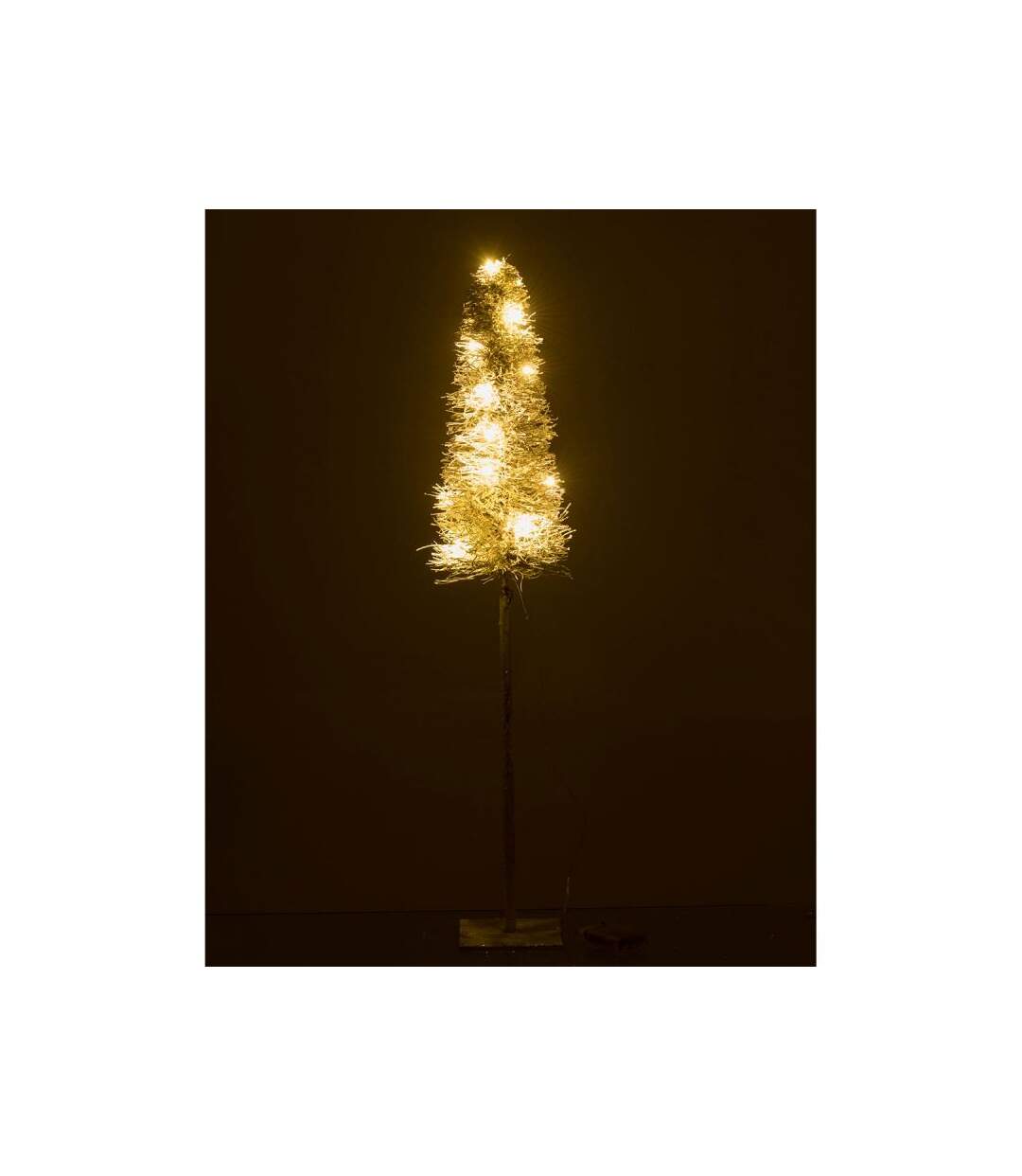 Paris Prix - Statuette Déco Led arbre De Noël 79cm Blanc