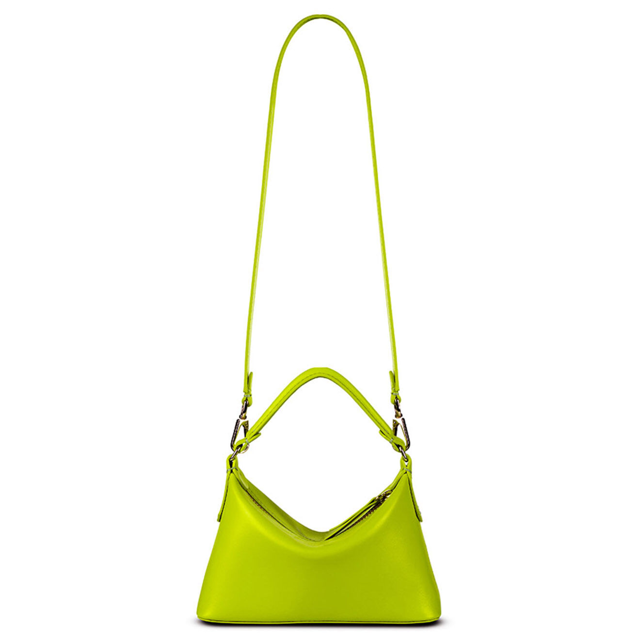 Leonie Hanne x Liu-Jo Sac à main en Cuir Mini Hobo Leonie Hanne X Liu Jo vert clair - 13x19x7.5 cm