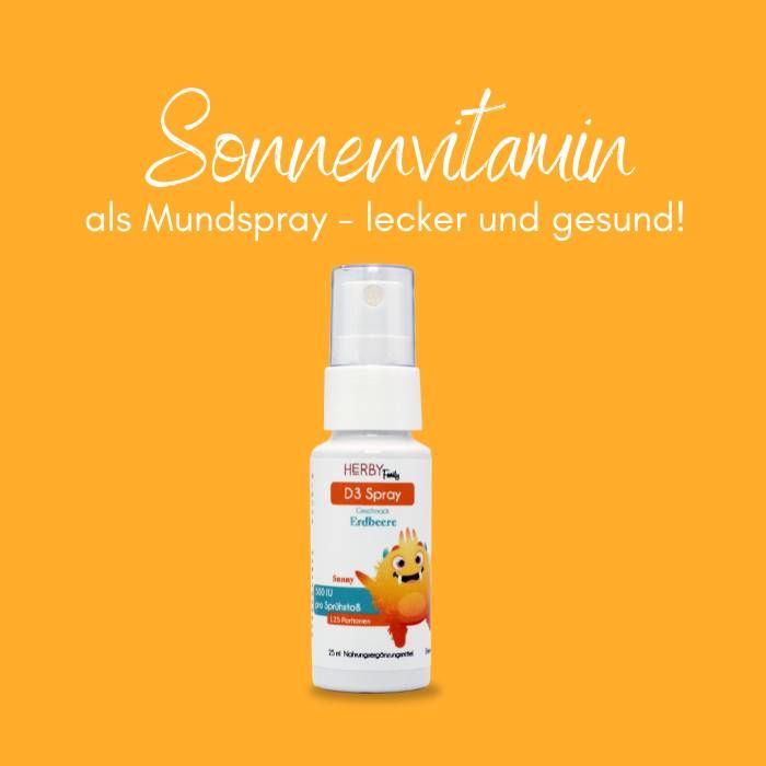Herby Family® Vitamin D3 Spray für Kinder ab 3 Jahren