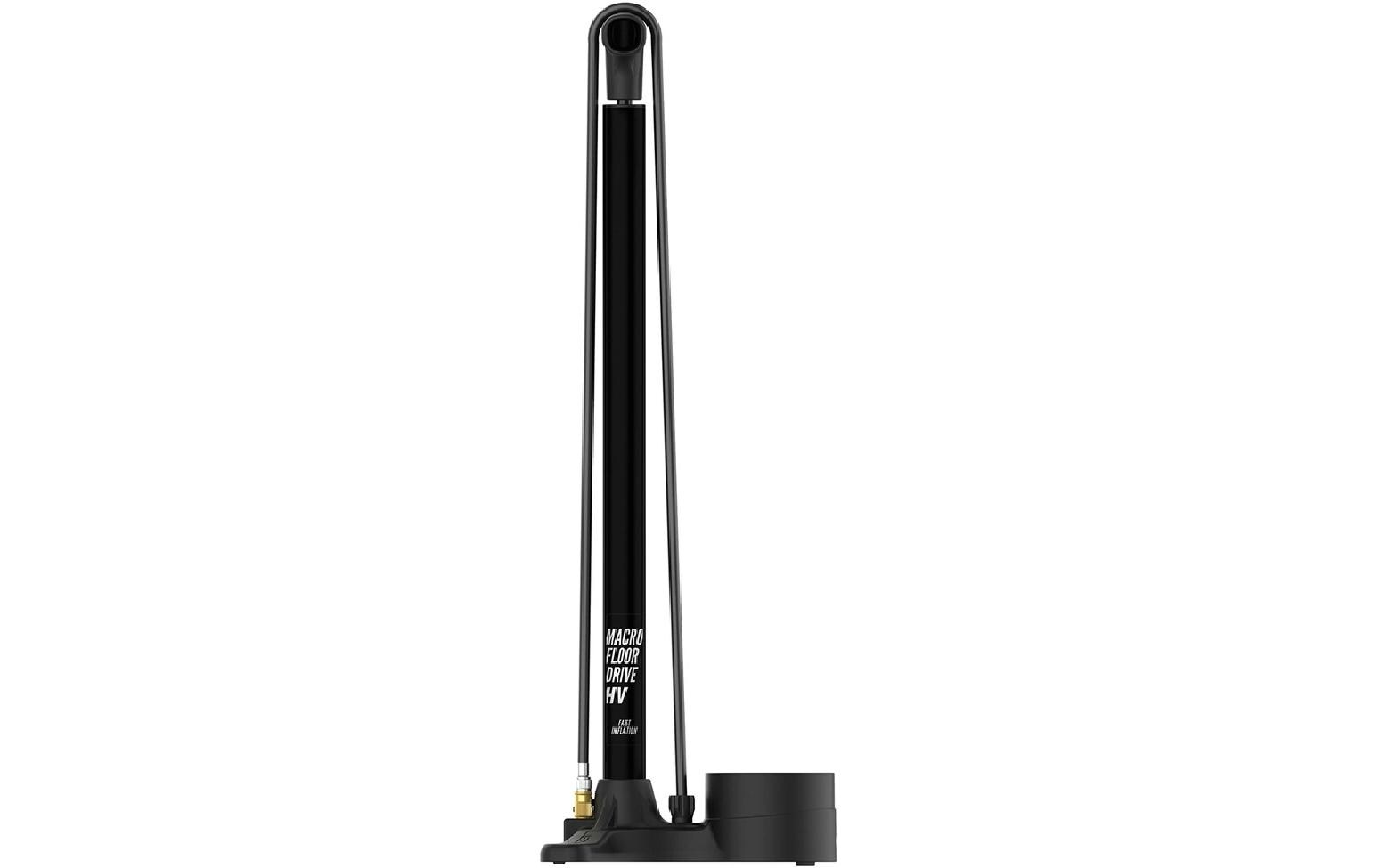 Standpumpe Macro HV Floor Drive ABS SchwarzBoden-Luftpumpe