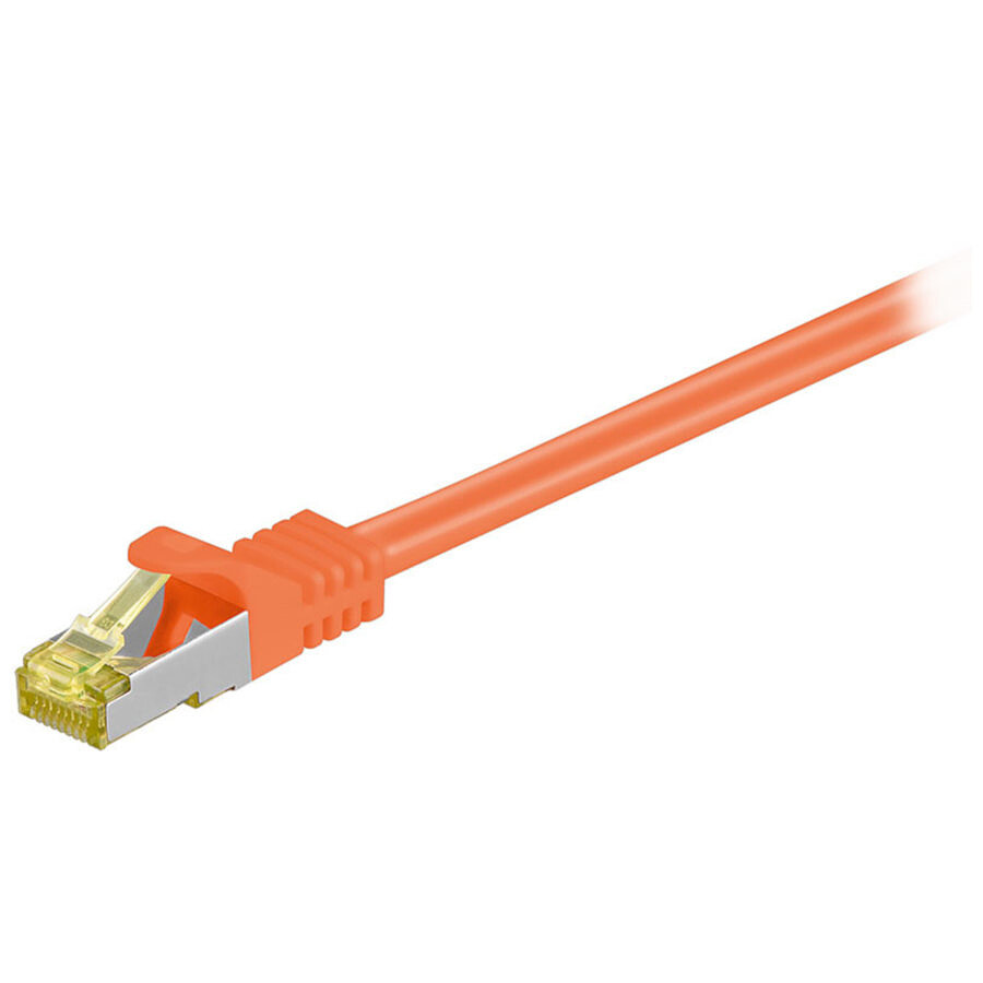 Cordon RJ45 catégorie 7 S/FTP 5 m (Orange)