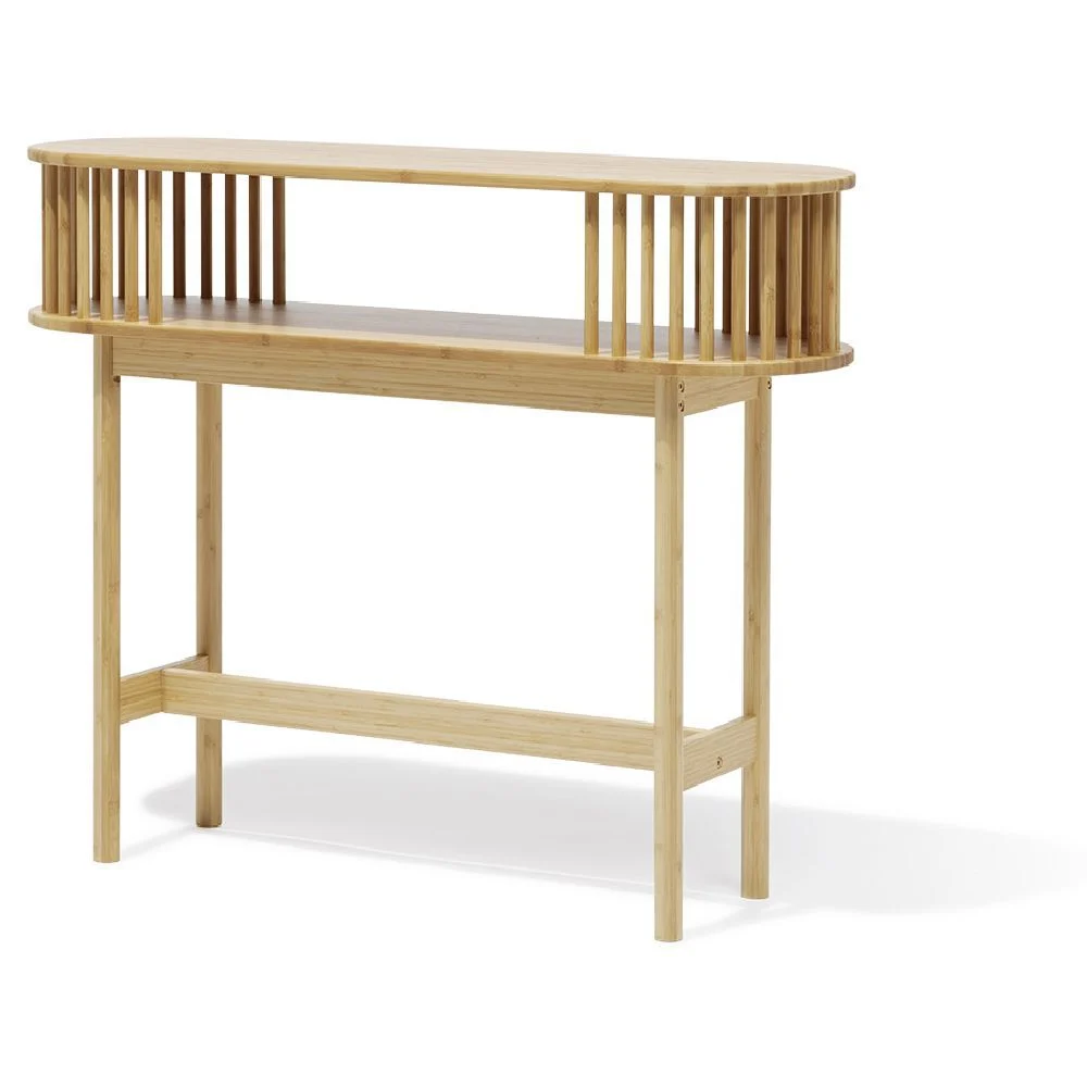 Console Gaïa bambou naturel - L100xP30xH80 cm