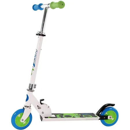 BEST Sporting Scooter 125er Rolle, weiß/blau/grün