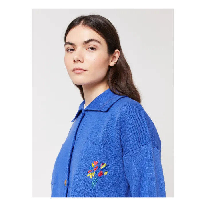 Bobo Choses Cardigan Col - Collection Femme  | Bleu