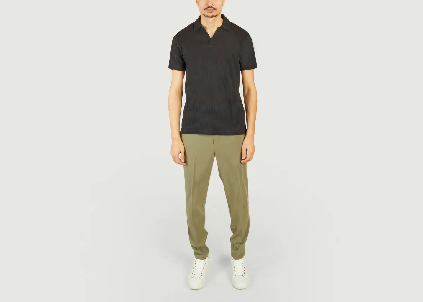 Polo Linear Mesh Sunspel