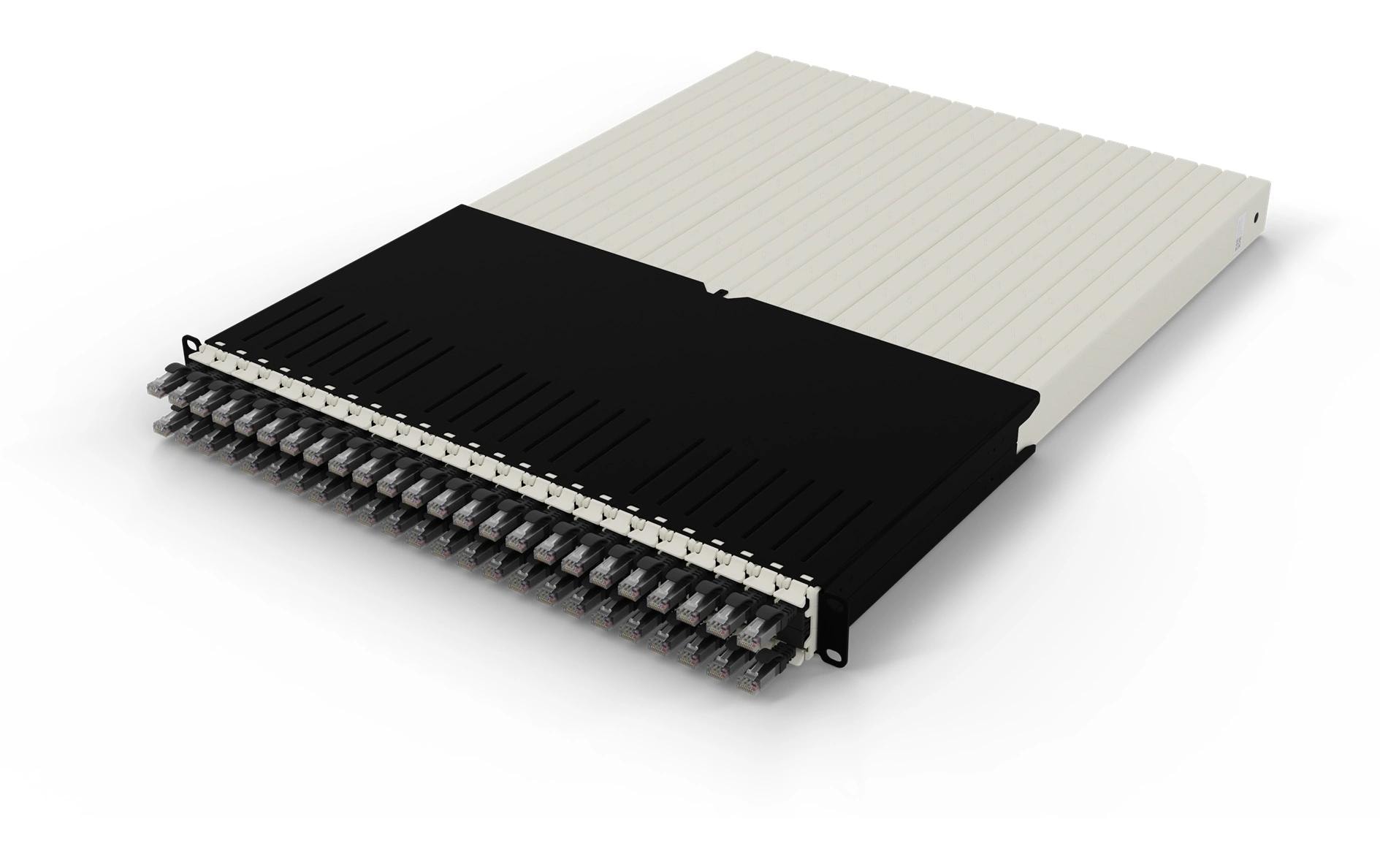 patchbox.one / 30RU / Cat 6A, UTP, 1.8 m, Schwarz<br>All-in-One Lösung für Ordnung im Netzwerkschrank