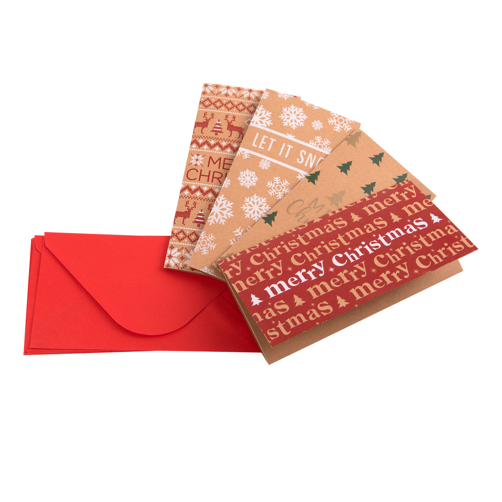 Envelope Kraft 4 Unidadesdades North Pole