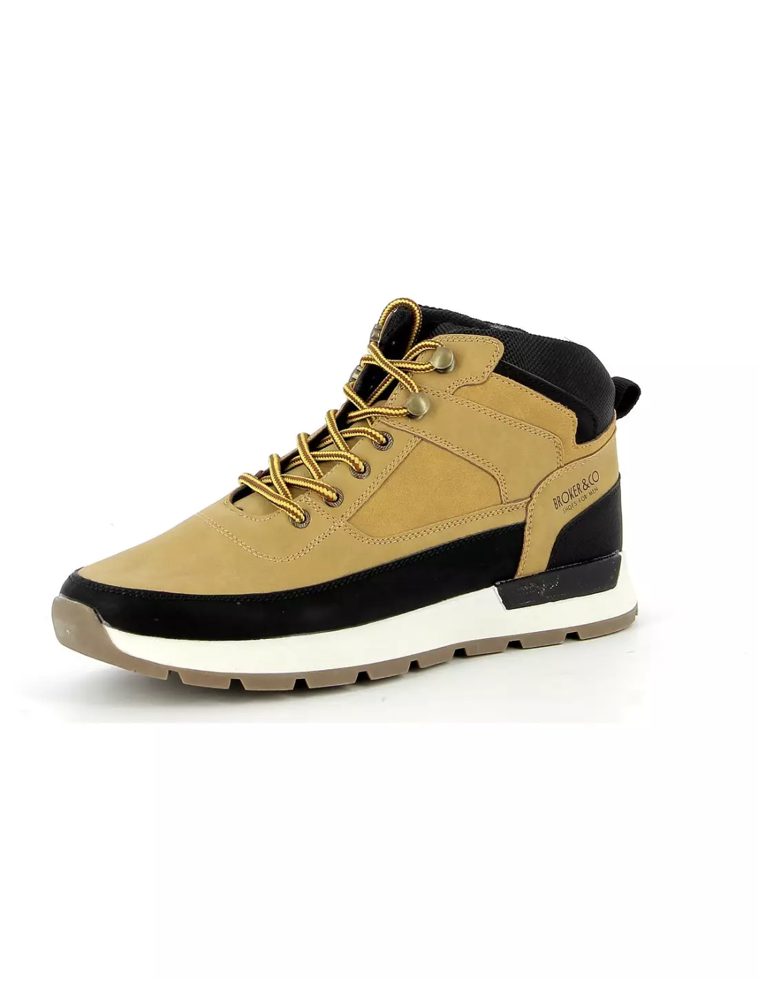 BROKER & CO 2063W228 - Bottines & boots Yellow