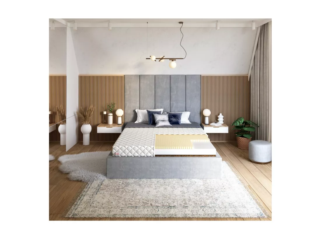 Matelas Pikolatex - mousse HR - Latex - Epaisseur 9 cm 70 x140 cm cm