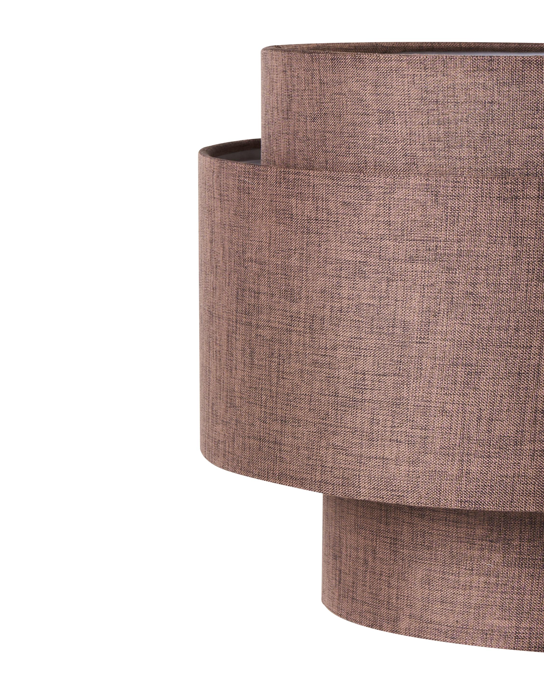 Hanglamp LUKAGO Linnen Bruin