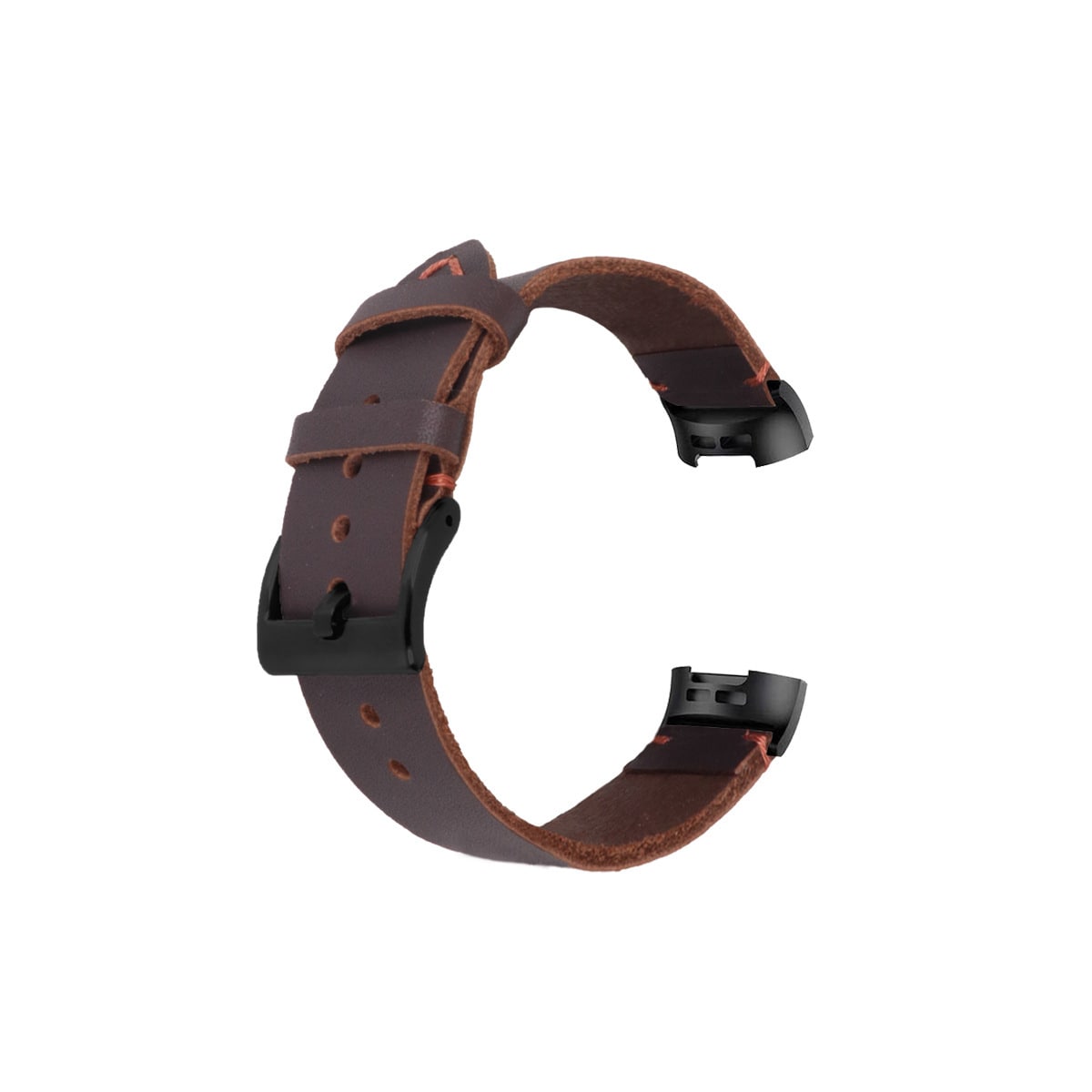 Pustende klokkerem erstatning for Fitbit Charge Mørkebrun Fitbit Charge 3/4