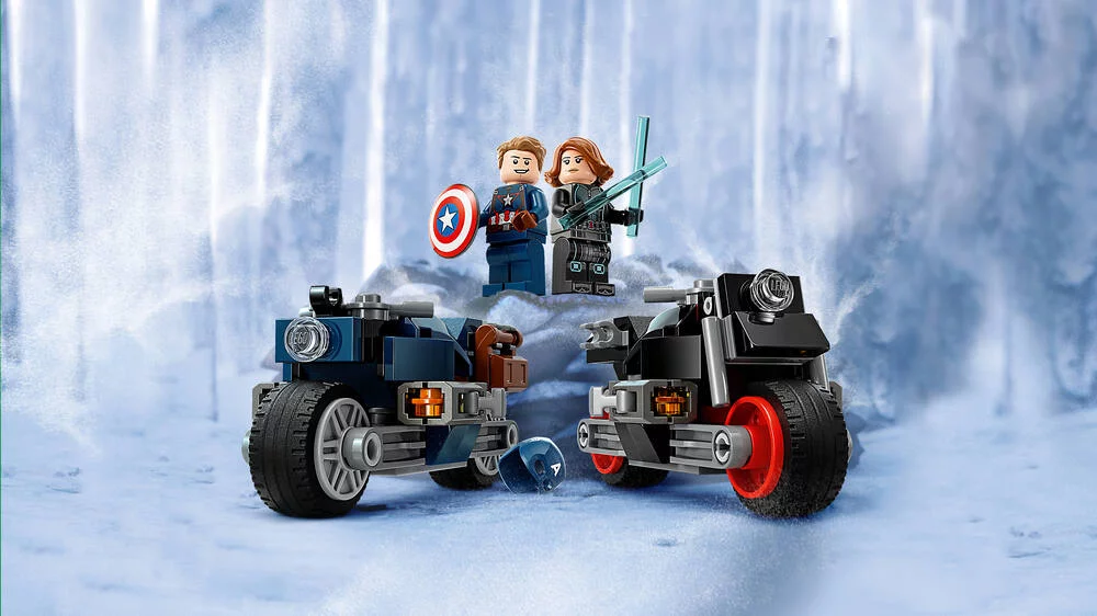LEGO®MARVEL SUPER HEROES™ 76260 - LES MOTOS DE BLACK WIDOW ET DE CAPTAIN