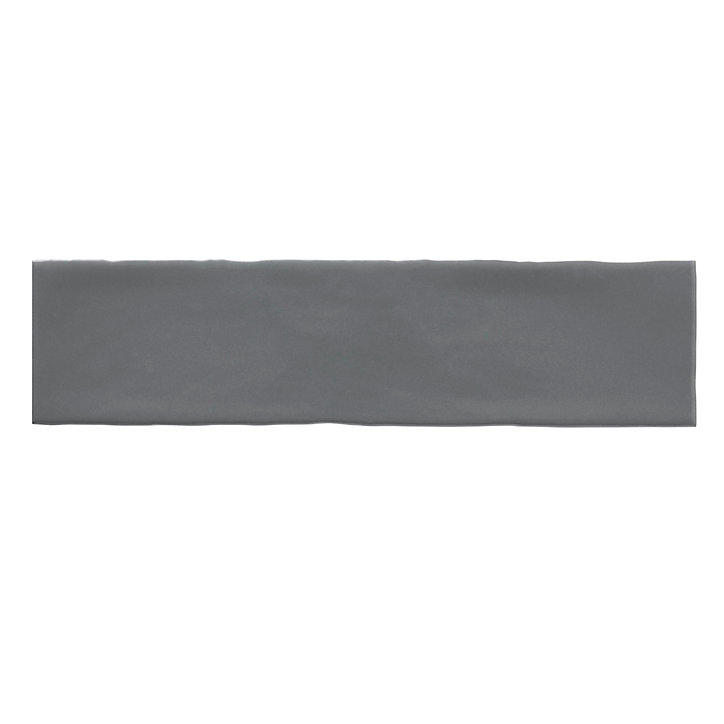 Carrelage mural Vernisse 30,1 x 7,5 cm gris foncé