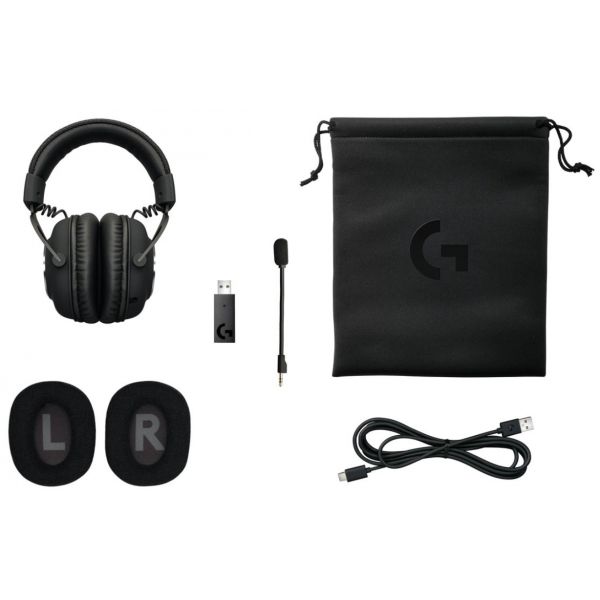 Logitech G Pro X Wireless Lightspeed Gaming Black - 981-000907