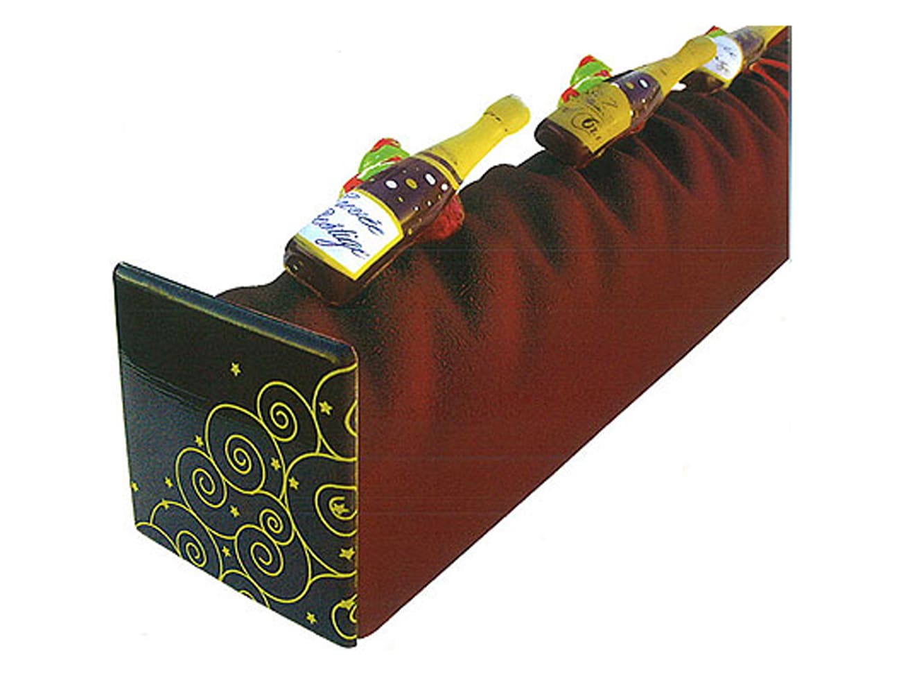 Moule à bûche torsadé (x 12) - long 50 cm - 8 x 6 cm - Mallard Ferrière