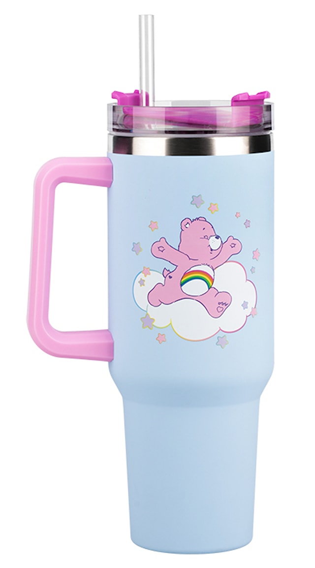 Care Bears 1200 ml Isolert Kopp med Sugerør, Paladone