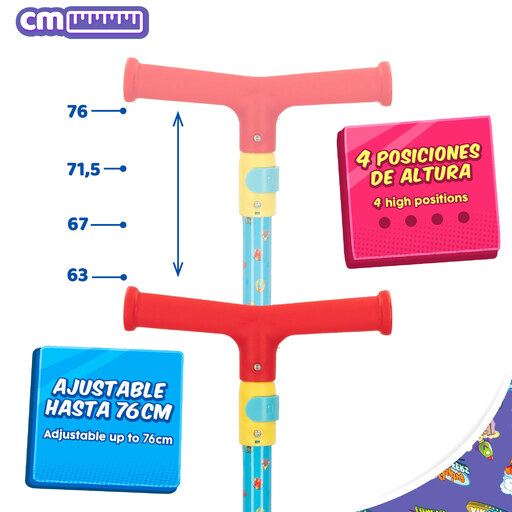 Patinete infantil de 3 rodas Superthings