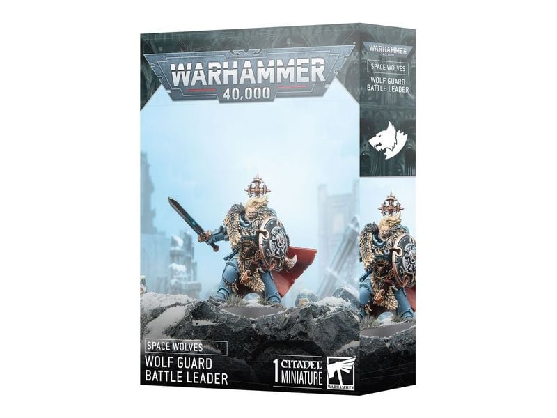 Games Workshop Figur Wolfsgarde-Held Warhammer 40.000, Wolfsgarde-Held – Bausatz
