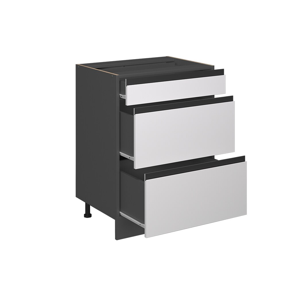 Vicco Schubladenunterschrank Küchenschrank Küchenmöbel R-Line J-Shape Anthrazit Weiß 60 cm modern