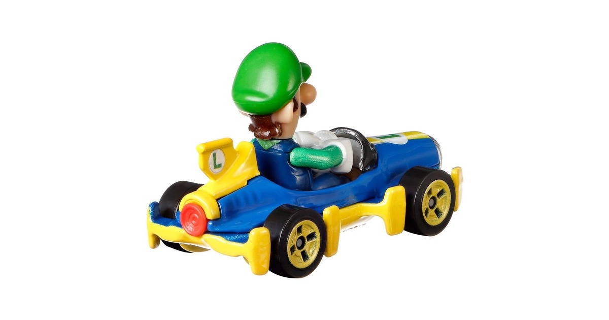 Hot WheelsMario Kart - Luigi, Mach 8 Voertuig Speelgoedvoertuig  (1:64)