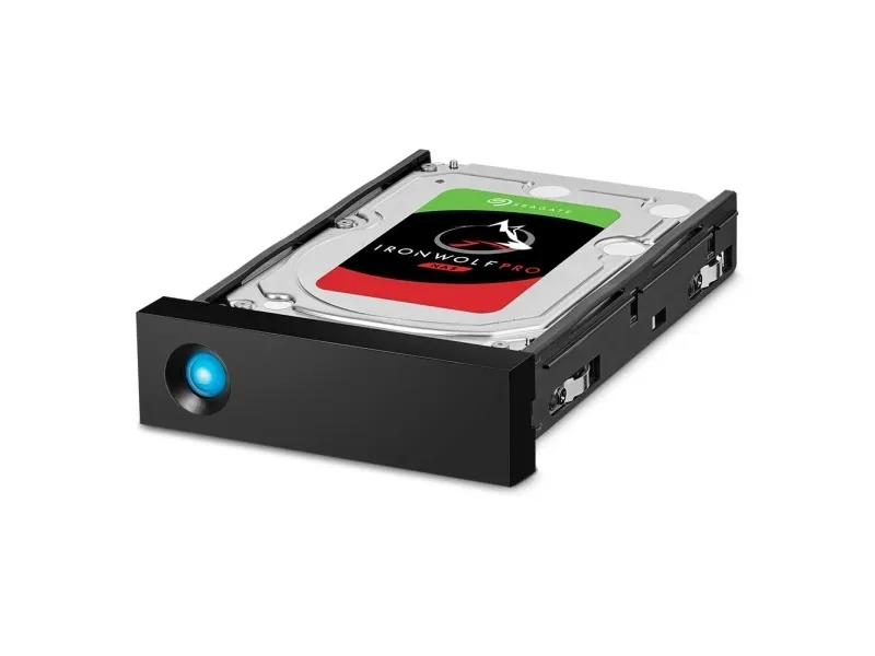 LaCie 1big Dock STHS4000800 - Harddisk-array - 4 TB - 1 bays (SATA-600) - HDD 4 TB x 1 - Thunderbolt 3, USB 3.1 (ekstern) - med 5 års Rescue Data Recovery Service Plan