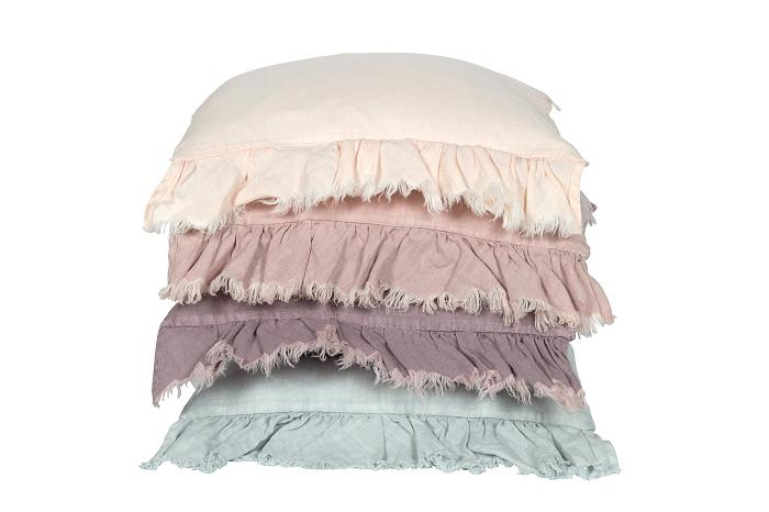 Kussen linnen quirine olive grey