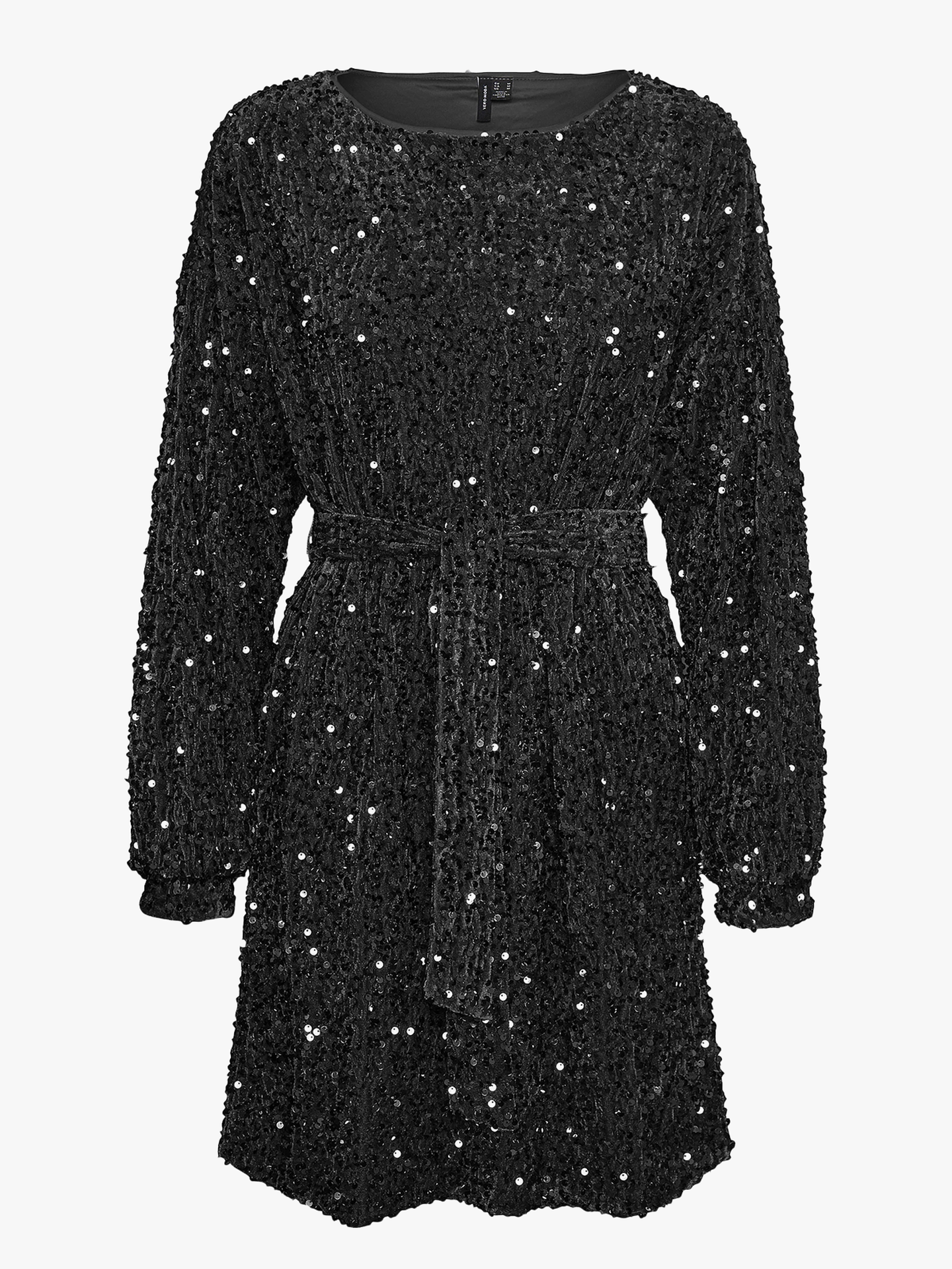 Bella Long Sleeve Boatneck Short Dress