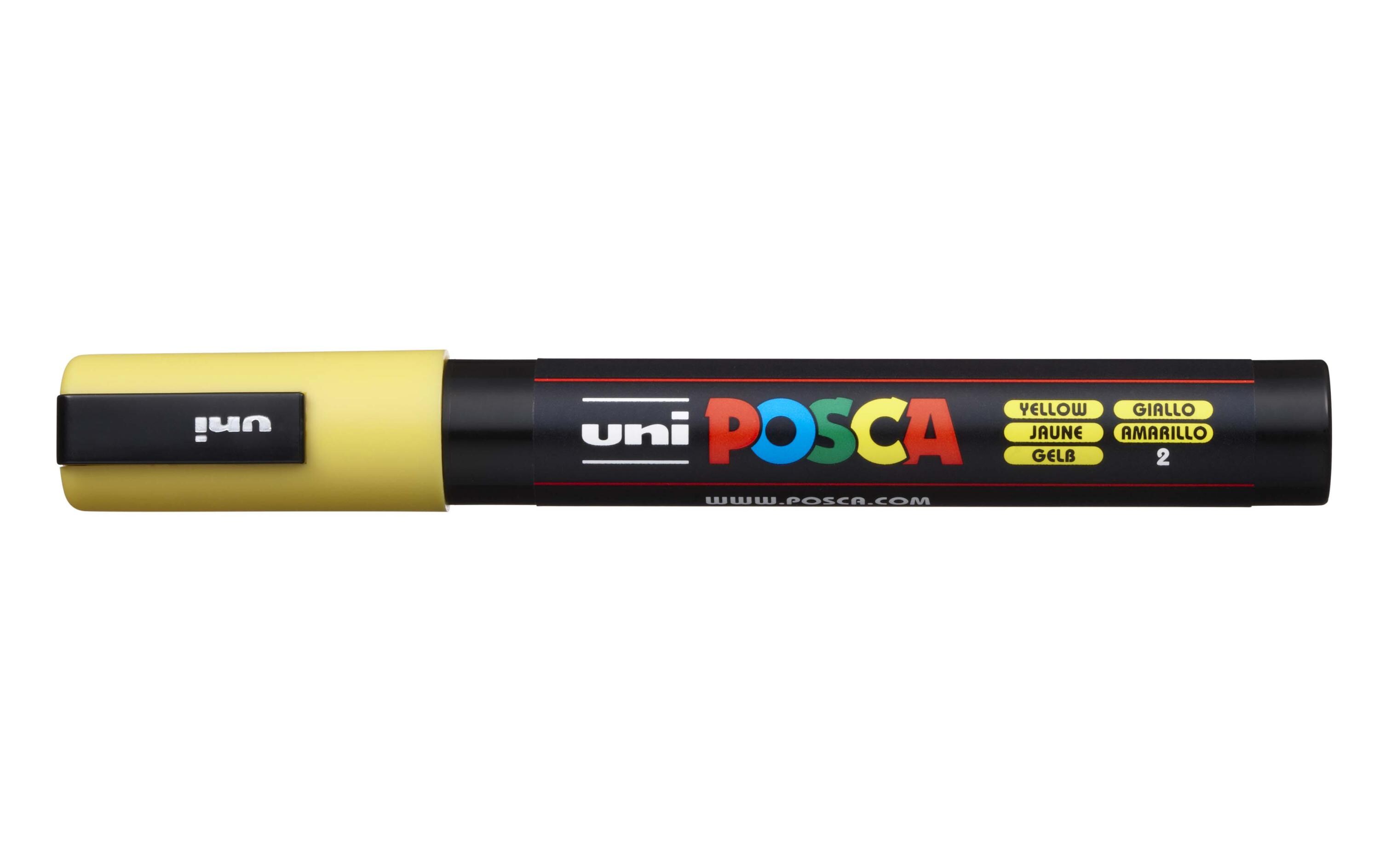 Permanent-Marker POSCA 1.8-2.5 mm GelbUniversell einsetzbarer Marker