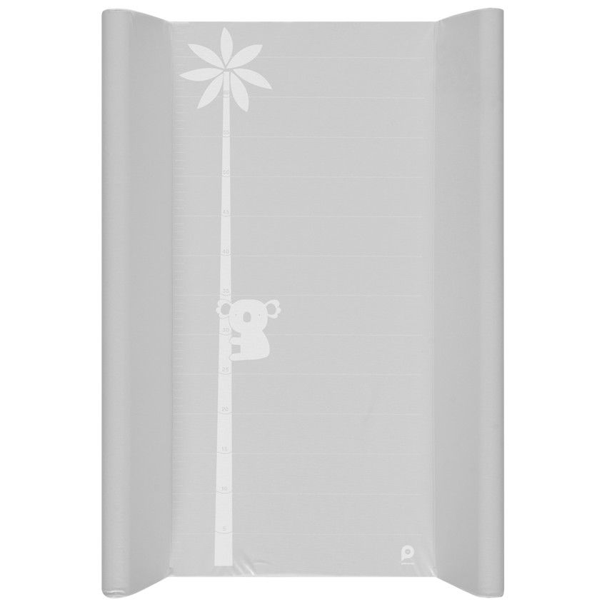 Matelas à langer avec toise Koala - Gris - Ecru