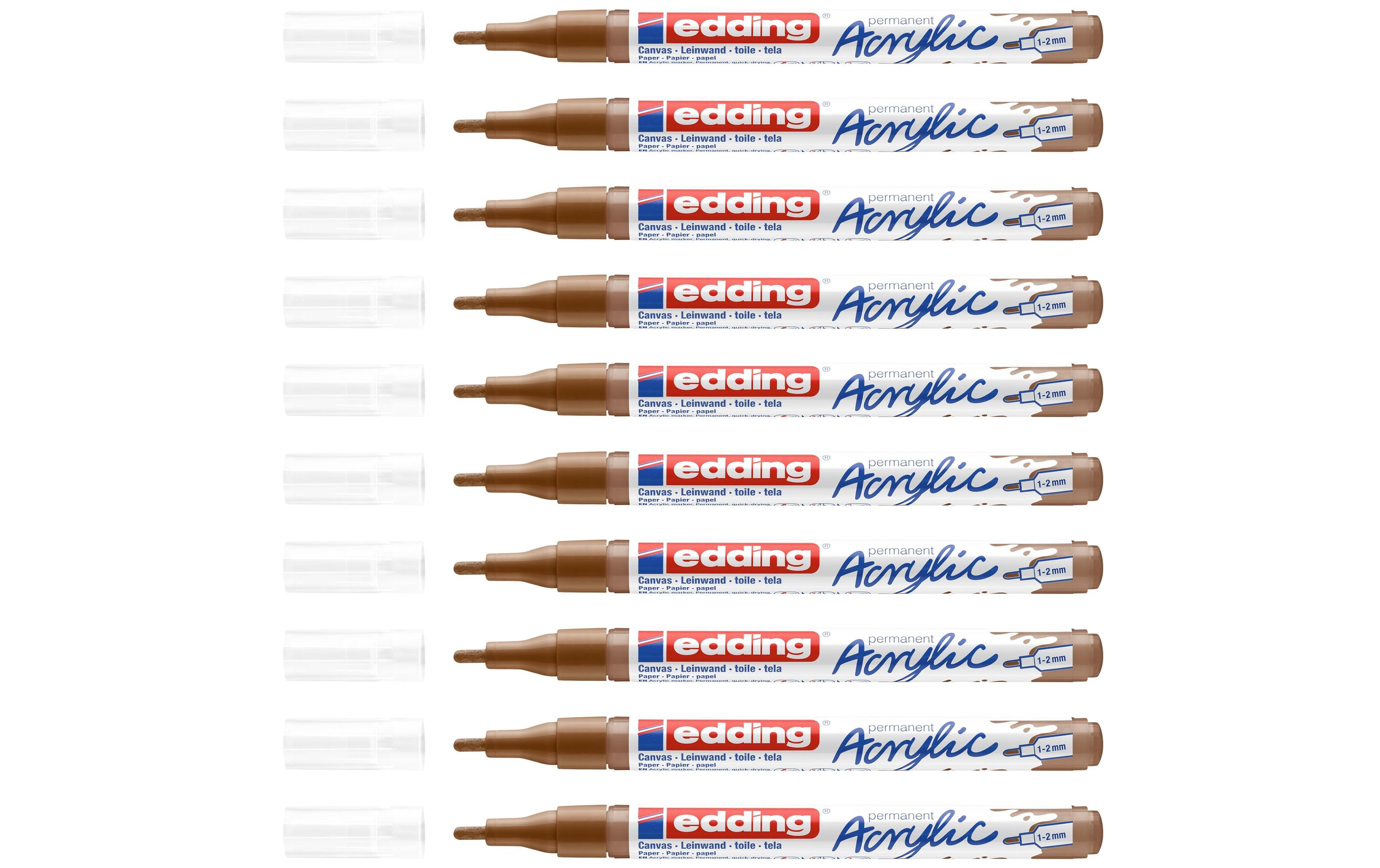 Acrylmarker 5300 Fein, BraunSchnelltrocknende Acrylstifte