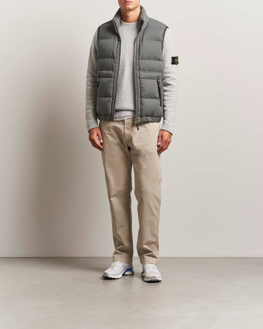 Stone Island Seamless Tunnel Nylon Down Vest Cement