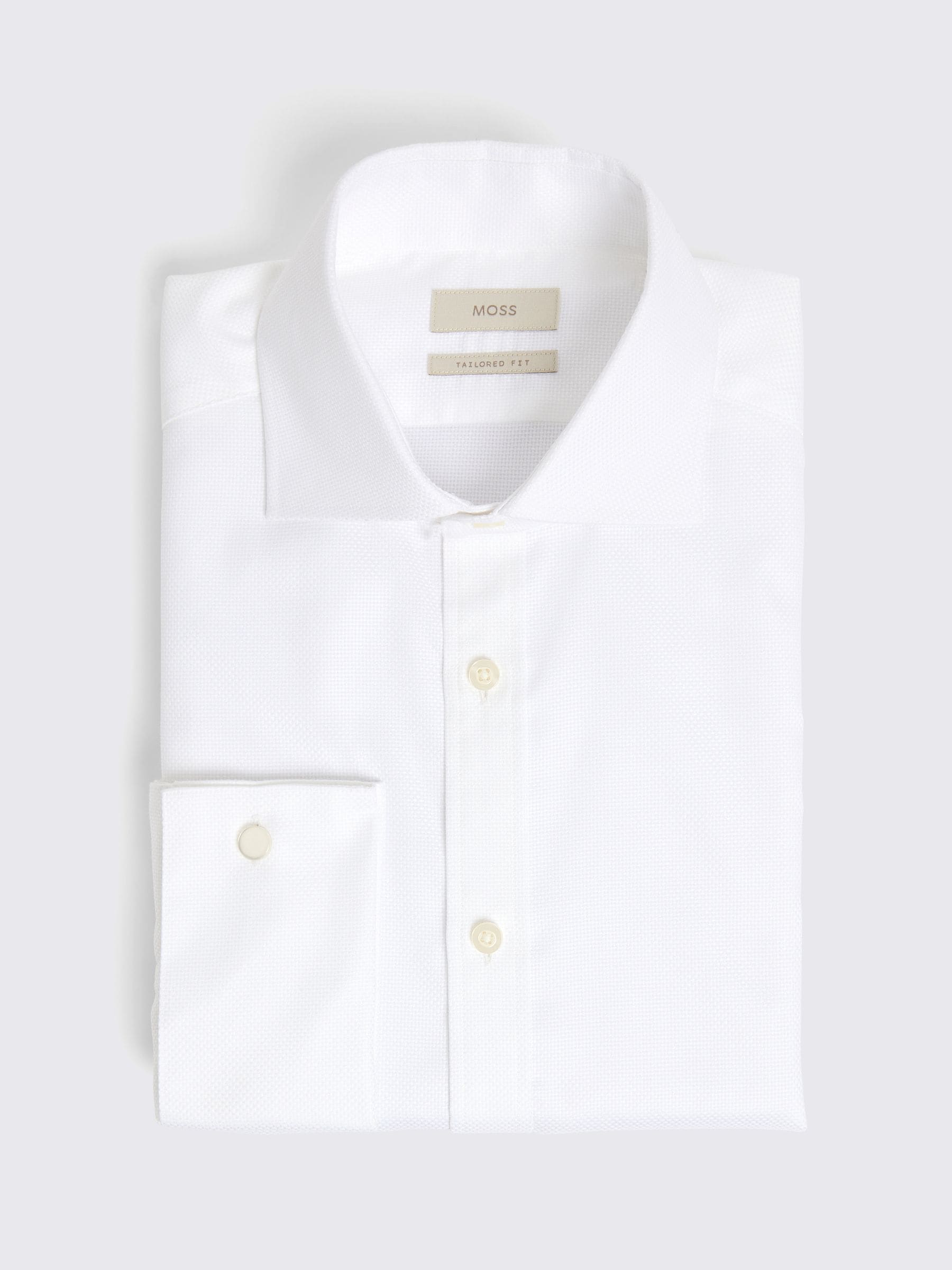 MOSS Tailored Fit Dobby Cotton Shirt