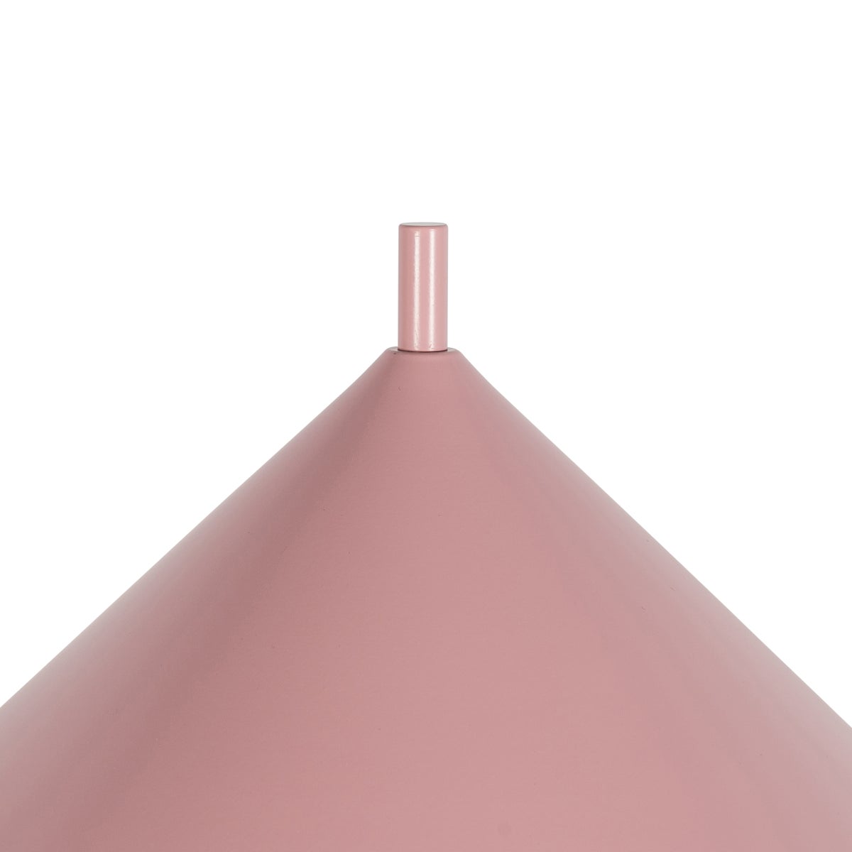 QAZQA - Design vloerlamp | Staande lamp | Lamp | Lichtroze - Triangolo | Woonkamer | Slaapkamer - Rond staal - LED-compatibel E27