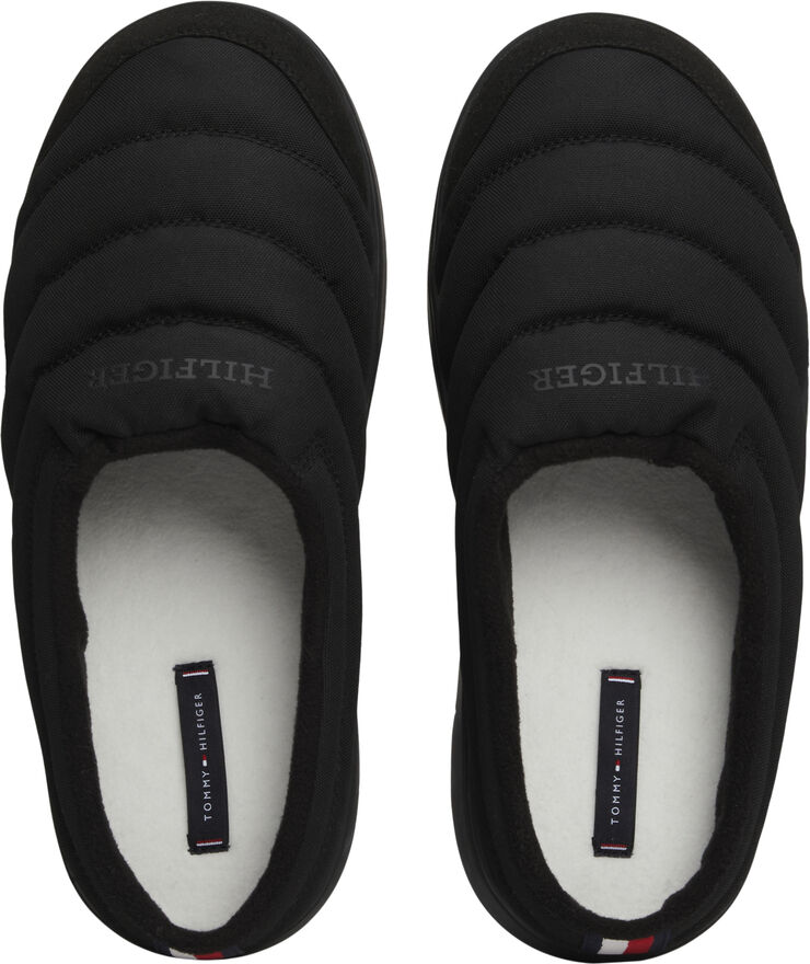 Tommy Hilfiger COMFORT WARM TEXTILE HOUSE SHOE Black