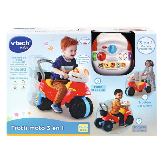 Trotti moto 3 en 1