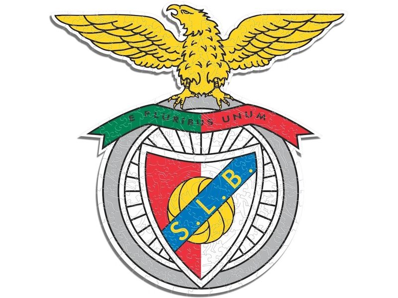 Iconic Puzzle SL Benfica – Logo Offizielles Holzpuzzle, Grösse M