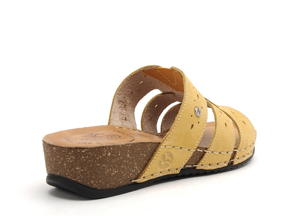 Flyflot mules et sabots plats femme flebo jaune